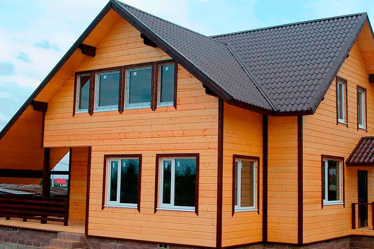 Имитация бруса